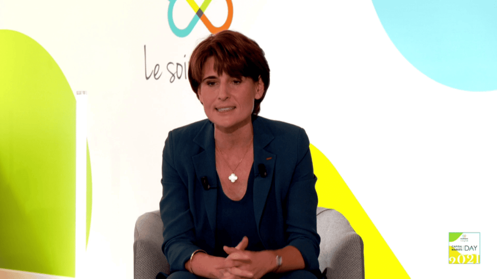 Sophie Boissard, Korian sur un Plateau TV à Paris
