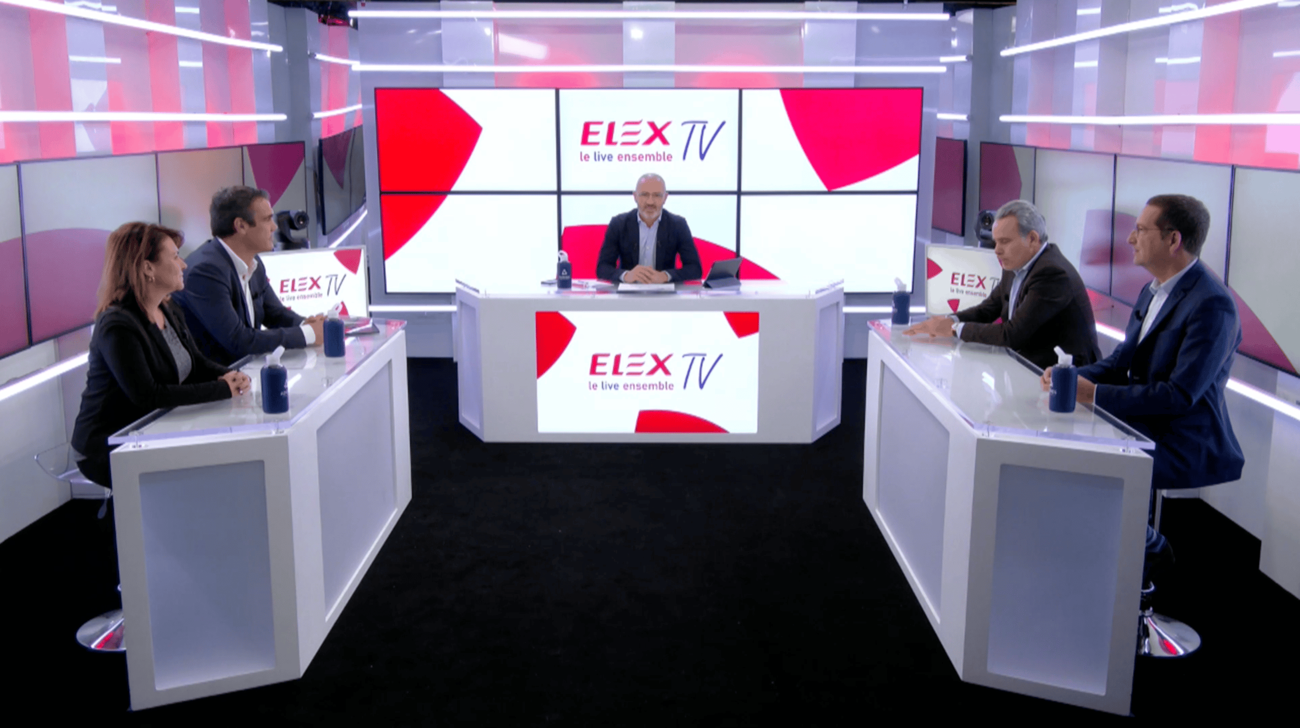 Plan large de l'émission Live Ensemble pour Elex TV