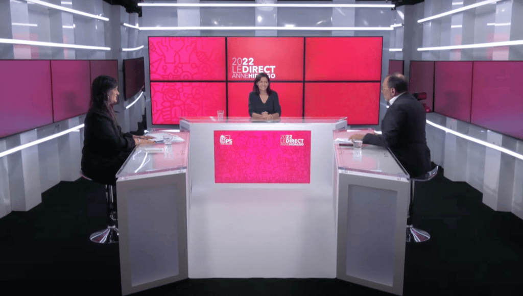 Plateau TV émission politique avec Anne Hidalgo