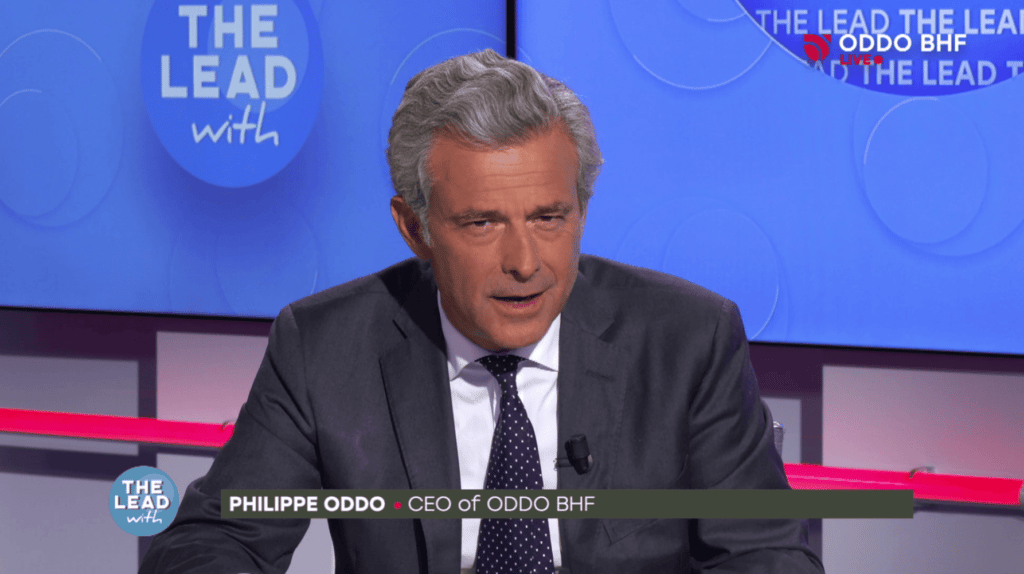 Philippe Oddo, CEO de ODDO BHF en plateau TV