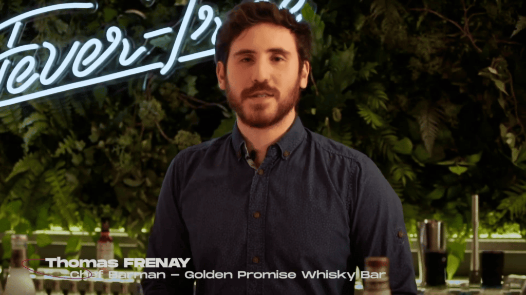 Thomas Frenay, chef barman au Golden Promise à Paris