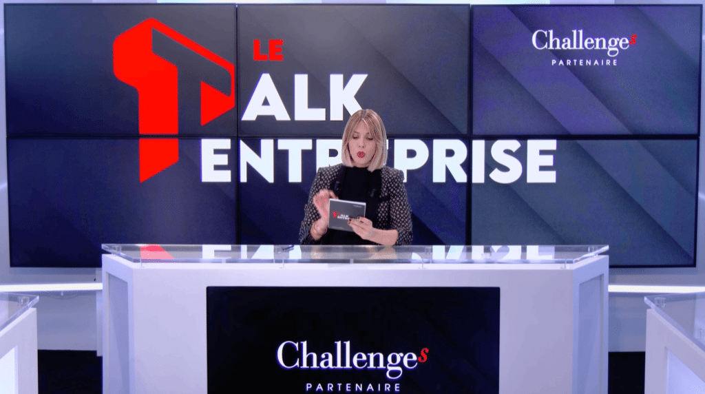 Présentatrice émission Talk Entreprise Challenges Studio